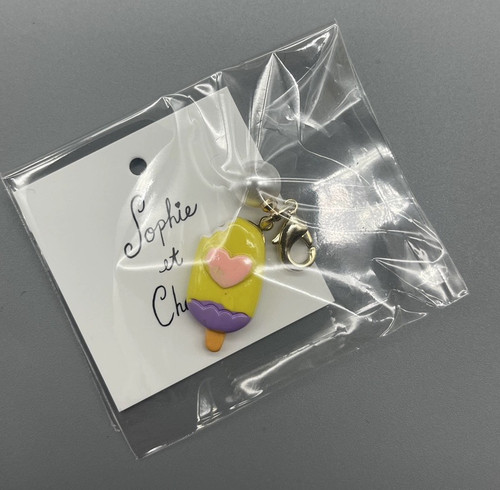 日本Curly卷发女孩Sophie et Chocolat冰棒拉链扣包挂件