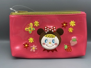 日本Curly Collection卷发女孩粉红色多功能小包