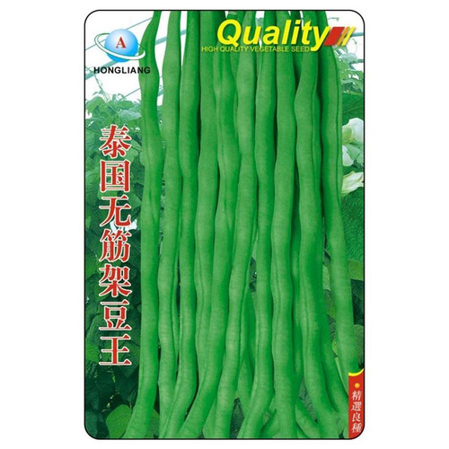 架豆王种子特长无筋架豆青豆菜豆籽长芸豆四季豆爬藤蔬菜种子 - 封面