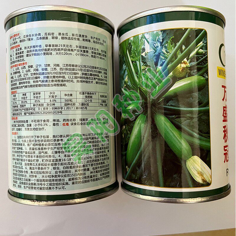 蔬菜亮绿型西葫芦种子万盛秋冠春秋栽培大面积种植包邮