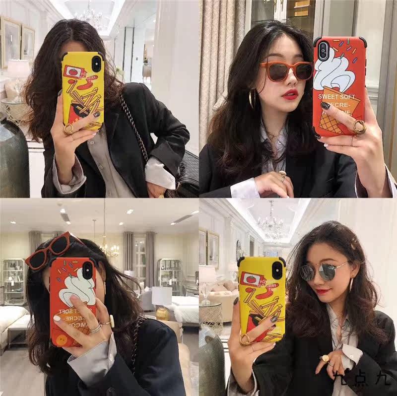 韩风夏日冰淇淋XR苹果iphone7/8plus手机壳XSMAX女款6sp个性软壳在类目 3C数码配件, 手机配件, 手机保护套/壳中 - 来自Buy2taobao.com提供专业的淘宝代购服务