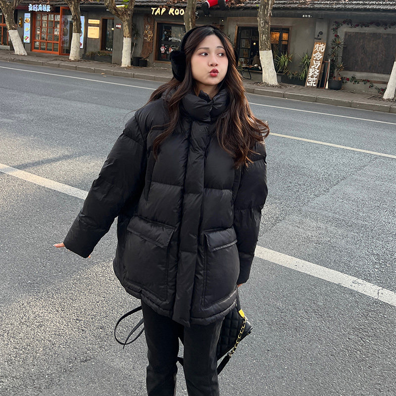 现货2025冬季新款90白鸭绒短款羽绒服浙宝300/8875/P295控448,女装羽绒服,郎佰婉