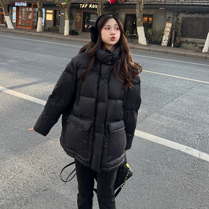 现货 2025冬季新款90白鸭绒短款羽绒服浙宝300/8875/P295控448图片