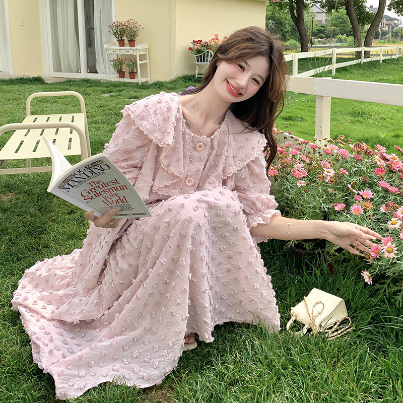 现货2025夏季新款减龄甜美连衣裙浙宝300/2842/P125控188,女装连衣裙,郎佰婉