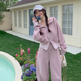 现货2025春季新款休闲连帽卫衣套装浙宝300/2521/P165控238，女装套装/套裙，郎佰婉