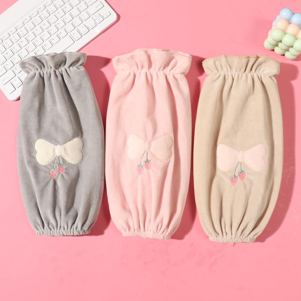 韩版长款女士袖套防污护袖