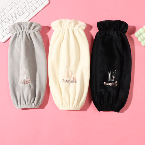 冬季长款袖套女防污家务套袖耐用