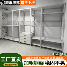 衣帽架卧室落地开放式衣柜小户型家用收纳柜子出租房简易金属衣柜