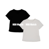 简约舒适 纯色三角百搭T恤短袖 棉 HDD 女款 修身 打底 Y1136