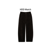 百搭序列 棉 秋冬女款 HDD 定制定染小众直筒百搭休闲裤 Y9647