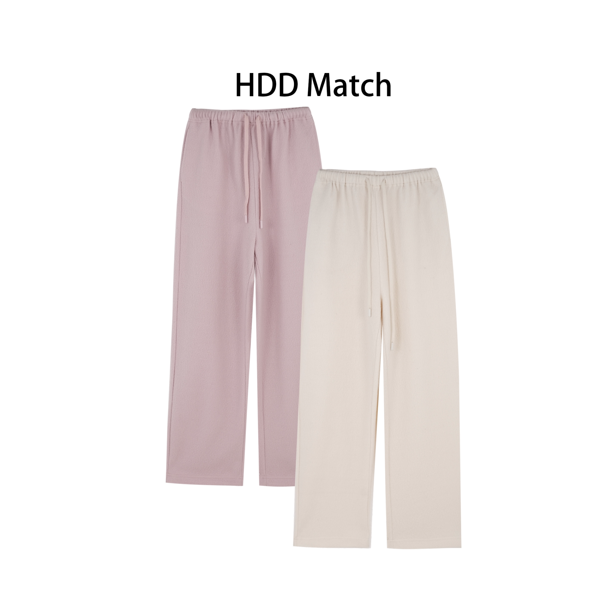 HDD- "香草奶昔" 女款宽松百搭气质系带休闲裤卫裤 Y9903