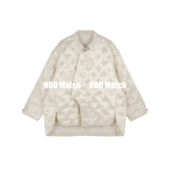 国风羽绒外套 HDD Y1103 女款 刺绣定制中式 蝴蝶飞舞 90白鸭绒