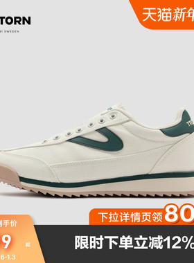 TRETORN男女舒适透气百搭帆布鞋Rawlins免系带复古一脚蹬懒人鞋