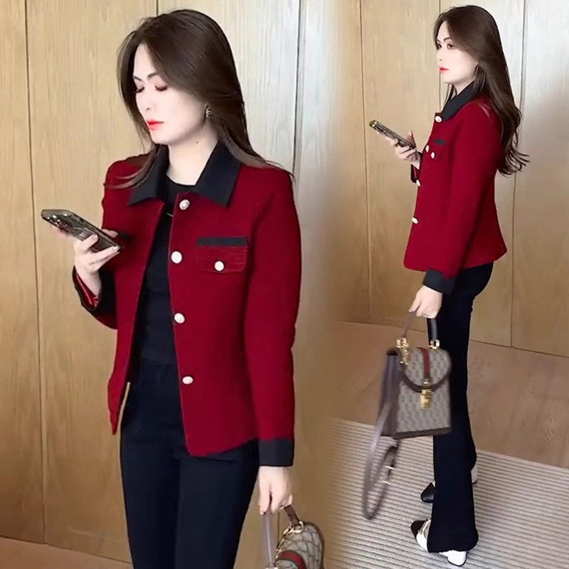 春秋小香风外套女小个子2026新款爆款时尚洋气百搭休闲夹克衫上衣