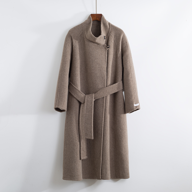 2024秋冬宽松羊毛呢子外套韩版