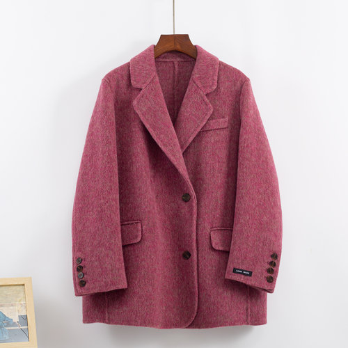 2024秋冬欧洲站双面呢外套