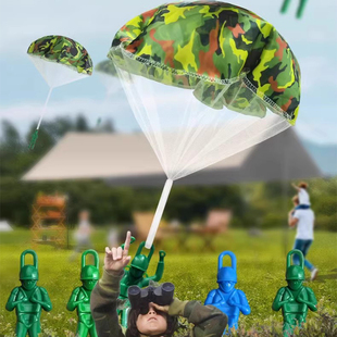 降落伞玩具儿童手抛空投小人幼儿园户外教具男女孩生日活动小礼品