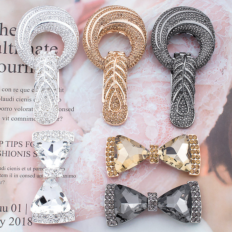 高档金属鸭嘴扣貂皮大衣皮草女裘皮装饰扣子搭扣挂钩水钻奢华纽扣,居家布艺,纽扣,淘宝优惠券,粉丝福利购,淘宝优惠卷