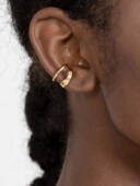 Wearring 无耳洞耳骨夹子黄铜情侣 高级感不规则耳夹