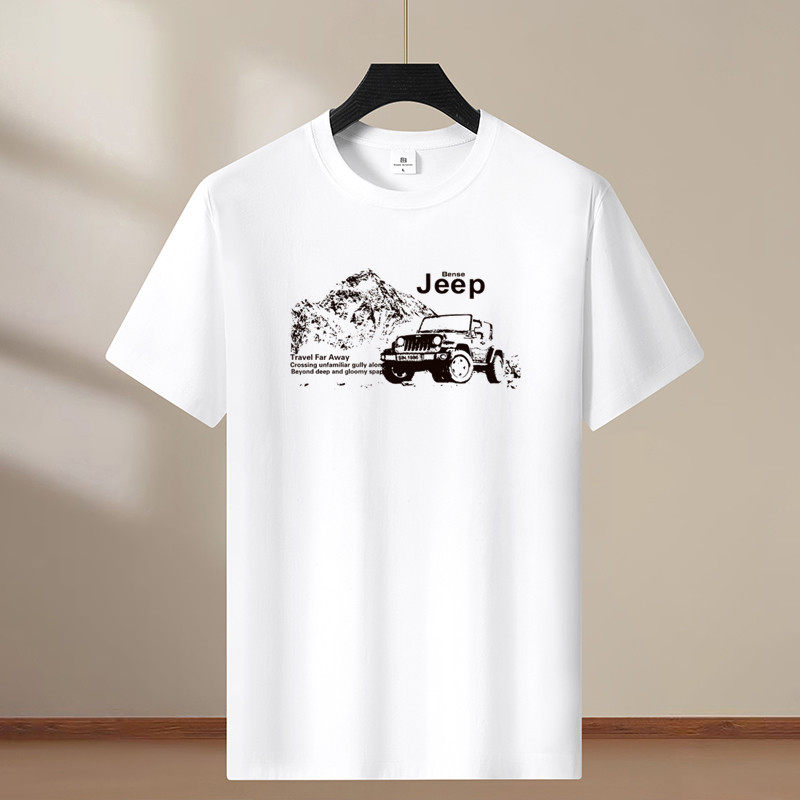 2026夏季新款纯棉男士短袖t恤圆领宽松大码休闲打底半袖男装衣服