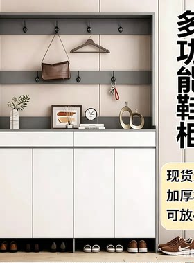衣帽柜鞋柜门口挂衣柜实木家用架