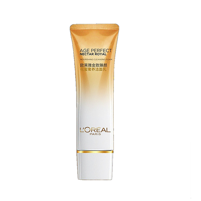 L＇oreal/欧莱雅洗面奶女士金致臻颜花蜜胶原滋润洁面乳