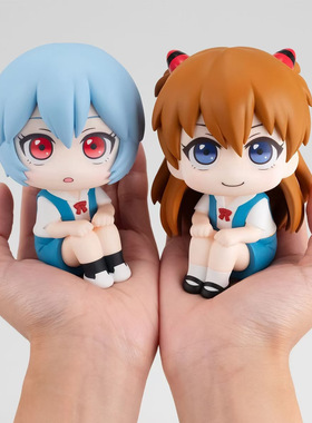 eva福音战士手办q版明日香绫波丽周边公仔摆件动漫模型玩偶礼物