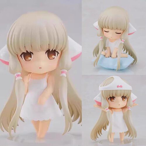 人形电脑天使心 小叽2053 Q版粘土人 可动可换脸盒装手办动漫摆件