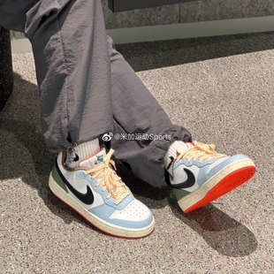 DX6052 耐克Nike low男女白蓝休闲低帮耐磨板鞋 Borough 101 Court