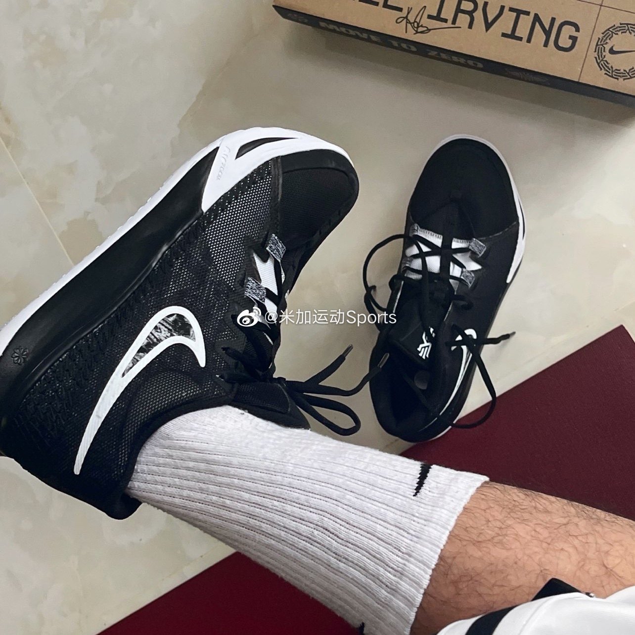 耐克nike kyrie flytrap 6 ep 欧文6简版实战篮球鞋男dm1126-001