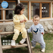 外穿春装 考拉鼻鼻宝宝卫衣婴儿衣服春款 连体休闲长袖 男女鲸鱼小熊