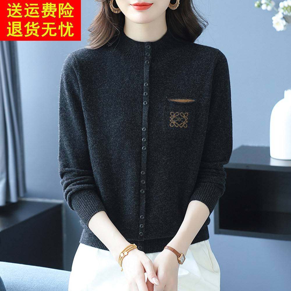 高端时尚新品100%纯羊绒女半高领毛衣套头宽松上衣秋冬羊毛打底衫,女装/女士精品,羊绒衫,淘宝优惠券,粉丝福利购,淘宝优惠卷