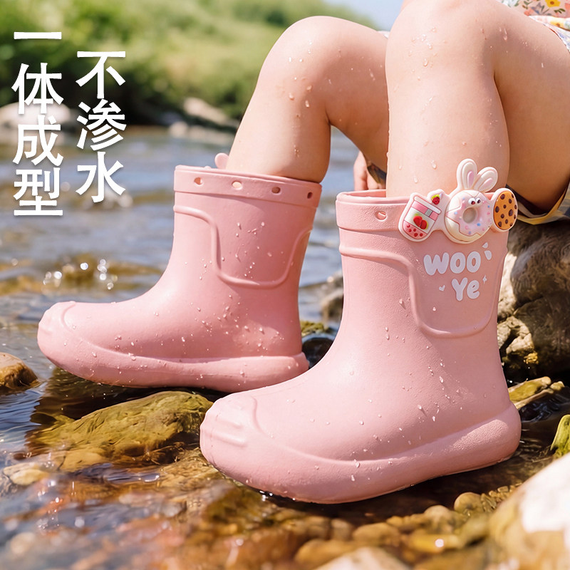 儿童雨鞋女孩外穿沙滩防滑图片