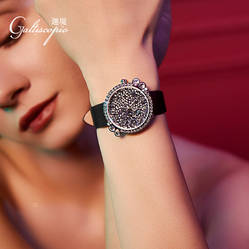 小众满钻法国轻奢正品新款手表