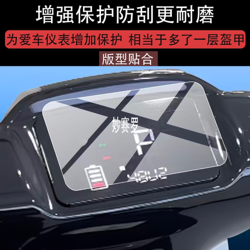 适用绿驹EB01电动车仪表膜屏幕保护贴膜26新款液晶非钢化
