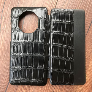 翻盖定制壳男 华为保时捷mate50rs手机壳鳄鱼皮40rs真皮限量典藏版 原装 正品