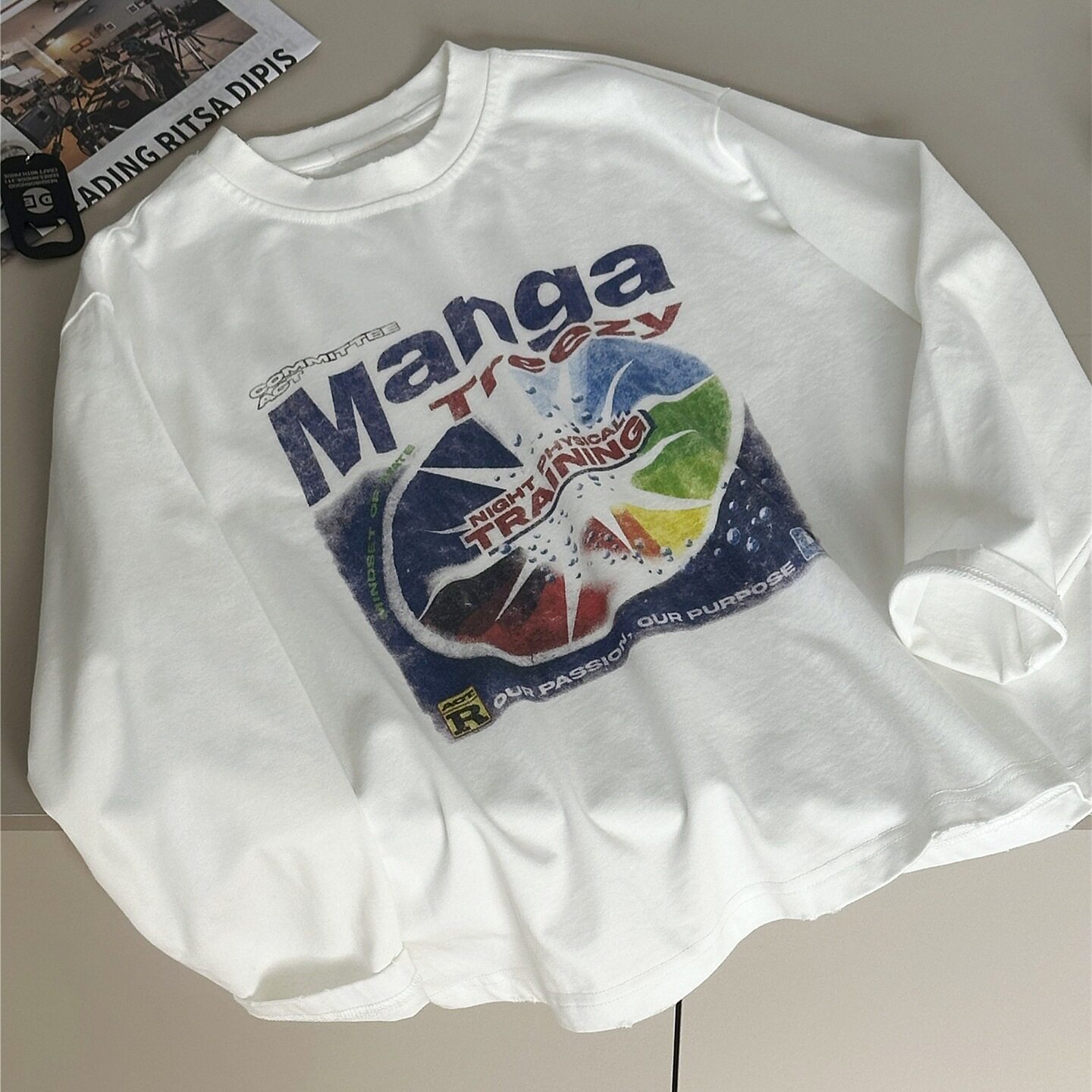 波拉bora儿童装男生长袖T恤T恤