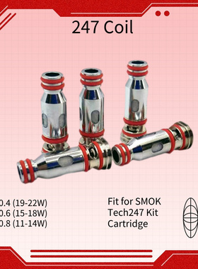 Tech247芯子适配Tech 247五金配件0.4 0.6 0.8成品芯发热芯