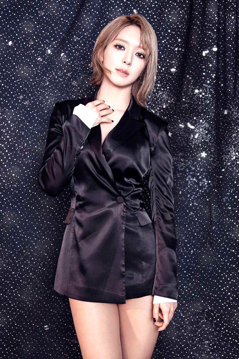 韩国女团aoa bingbing修身闪亮西服外套爵士舞蹈歌手