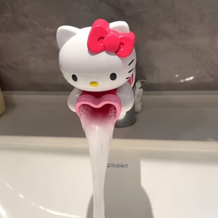 水龙头延伸器防溅水神器万能接头洗手池厨房可爱硅胶通用加长套嘴