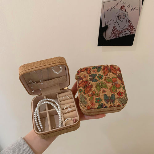 中式复古防尘小型高档首饰盒