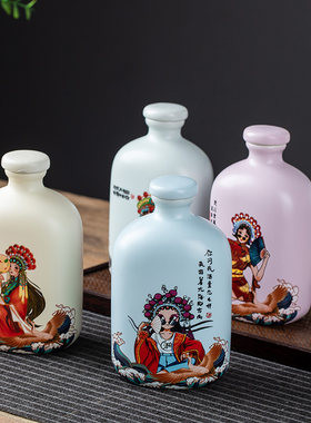 欣茂仿古半斤小酒瓶酒壶礼盒