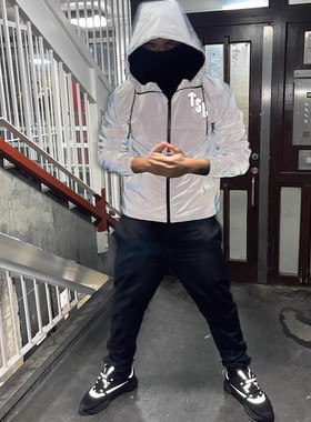 Trapstar薄款风衣透气UKDRIPDRILL欧美明星同款说唱街头休闲运动