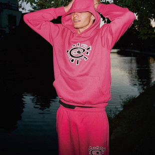 Always卫衣套装加绒欧美明星同款时尚休闲潮流运动拇指罗纹ADWYSD