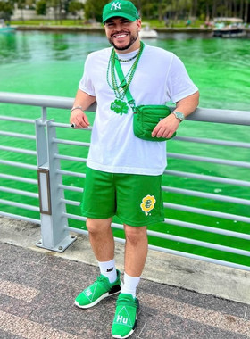 Eric Emanuel EE夏季网眼短裤欧美明星同款UKDRIPDRILL休闲透气