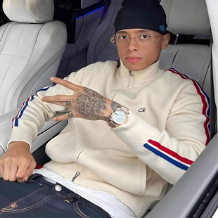 Corteiz拉链针织衫夹克毛衣外套欧美明星同款UKDRIPDRILL休闲嘻哈