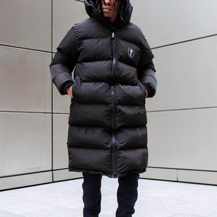 Trapstar长款羽绒棉服夹克保暖欧美明星同款UKDRIPDRILL嘻哈说唱