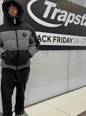 Trapstar羽绒棉服欧美保暖明星同款UKDRIPDRILL说唱嘻哈街头透气