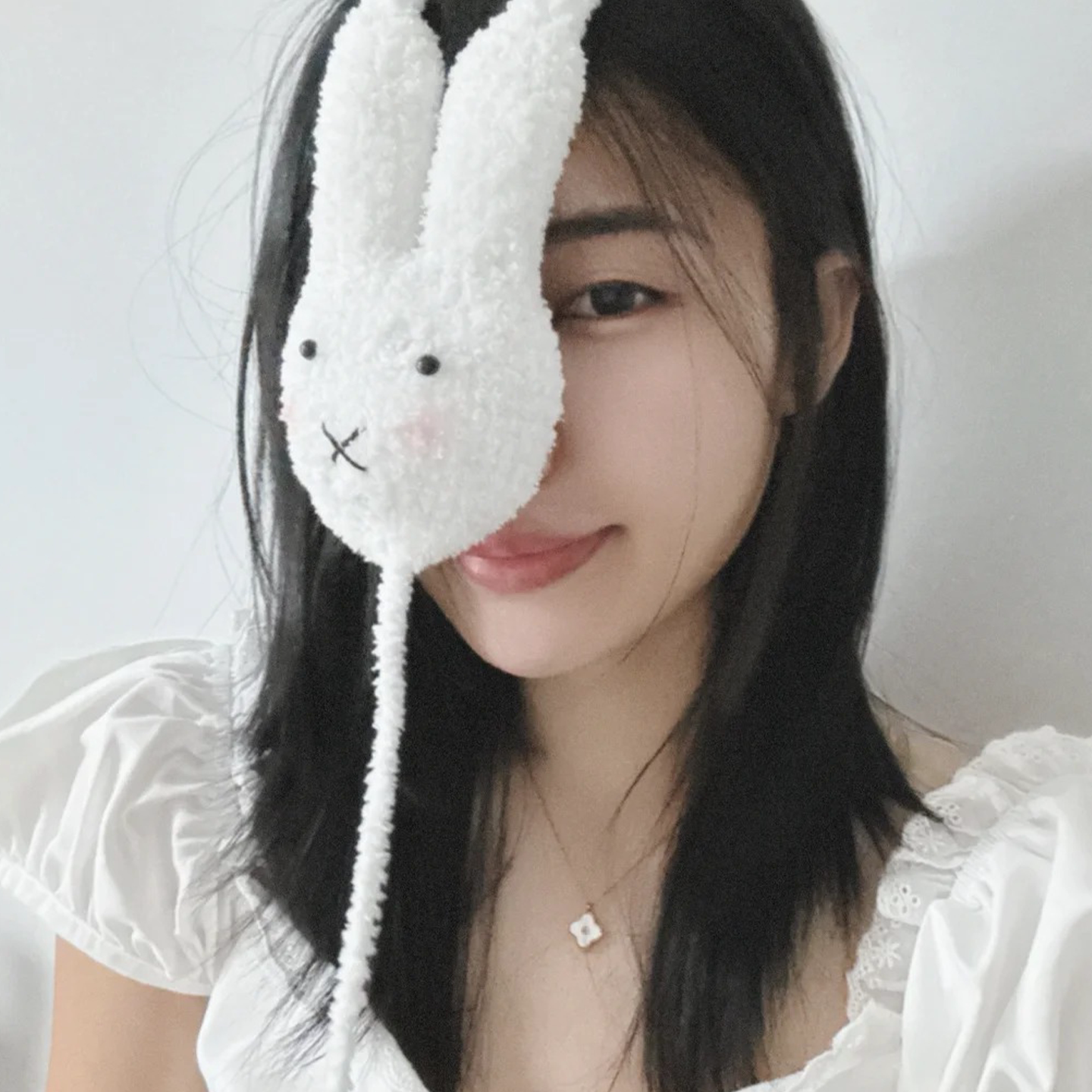 小兔米菲耳罩手工毛线钩织冬天护耳朵保暖可爱送女朋友diy材料包