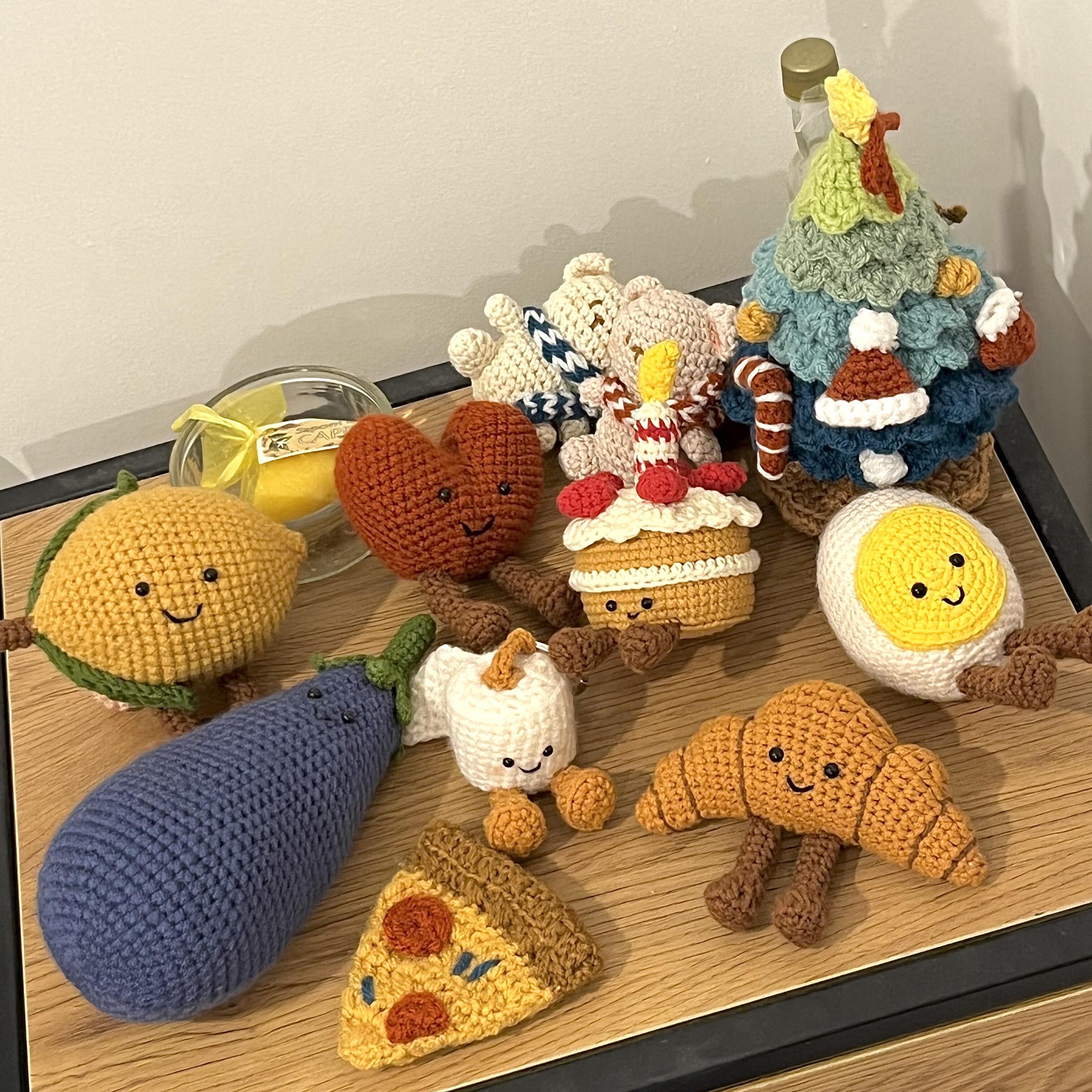 jellycat玩偶系列手工diy钩织